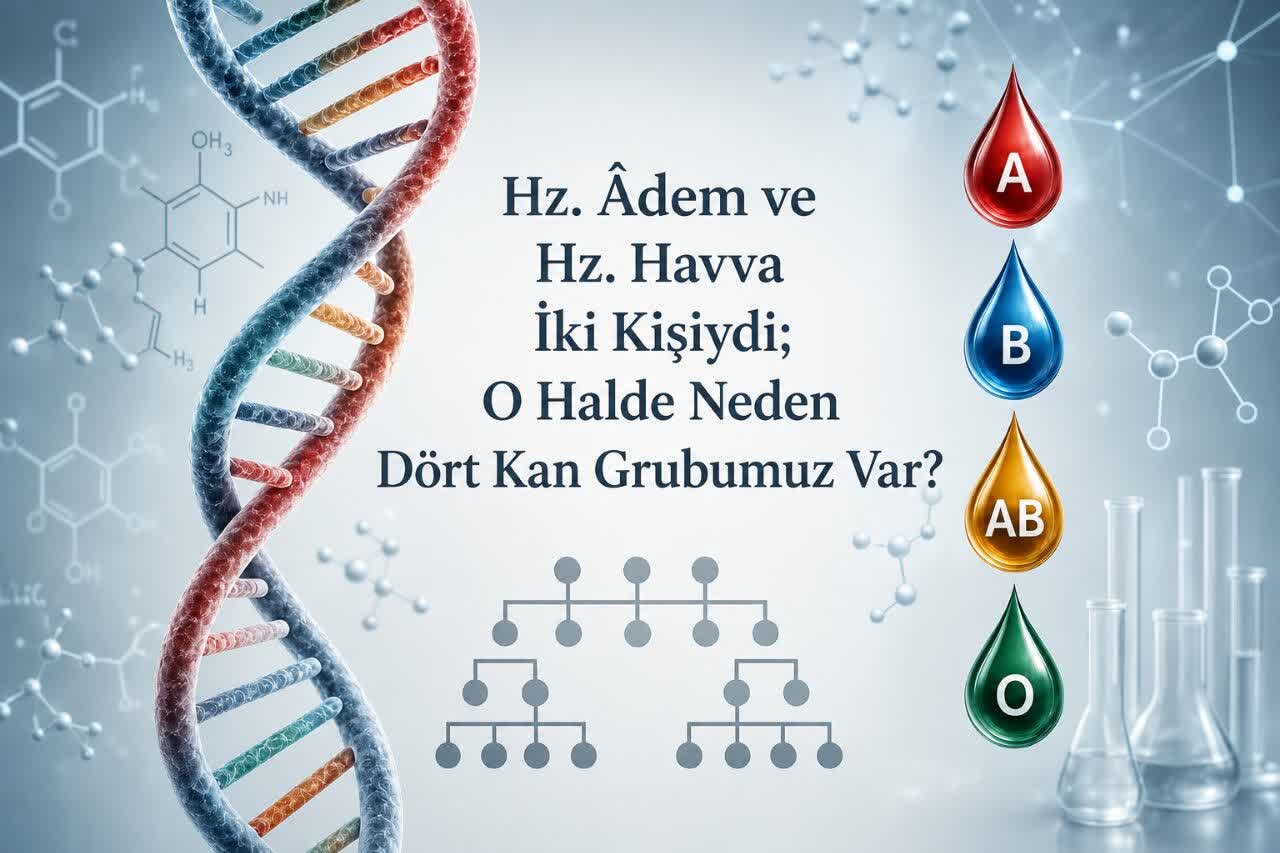 Hz. Âdem ve Hz. Havva İki Kişiydi; O Halde Neden Dört Kan Grubumuz Var?