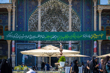 تصاویر/ حال‌وهوای حرم حضرت معصومه(س) در سالروز میلاد حضرت عبدالعظیم حسنی(ع)