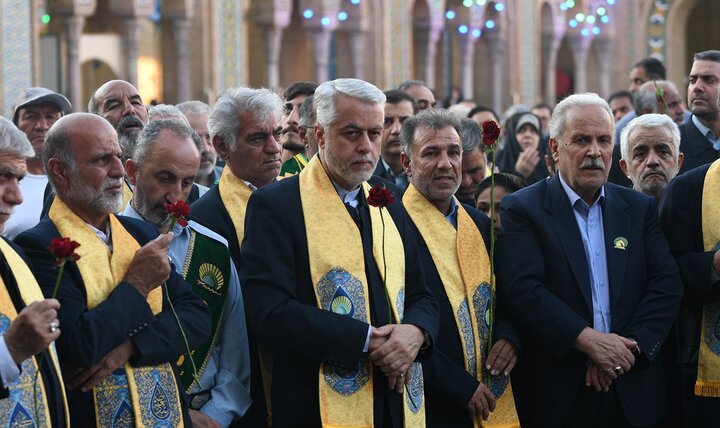 تصاویر/ اجتماع خادمان آستان مقدس حضرت عبدالعظیم(ع)