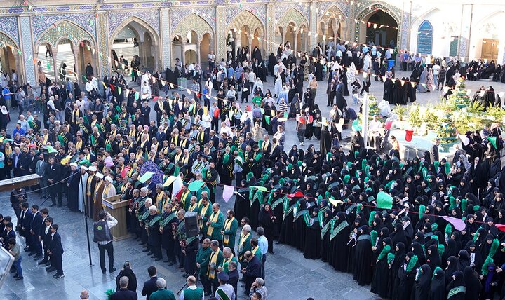 تصاویر/ اجتماع خادمان آستان مقدس حضرت عبدالعظیم(ع)