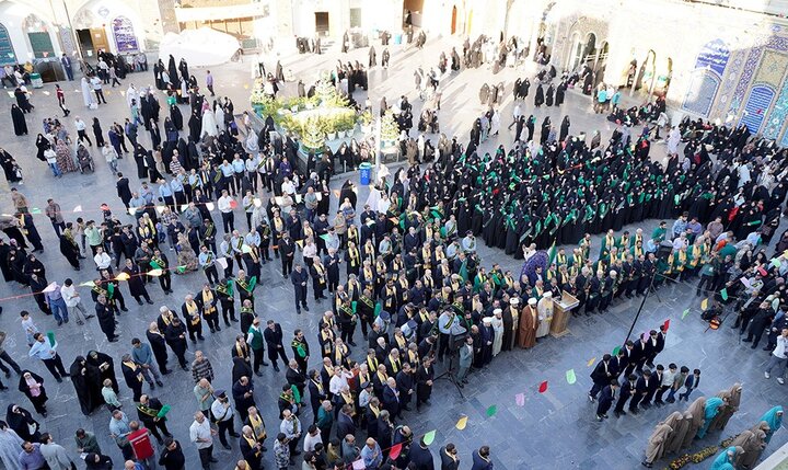 تصاویر/ اجتماع خادمان آستان مقدس حضرت عبدالعظیم(ع)