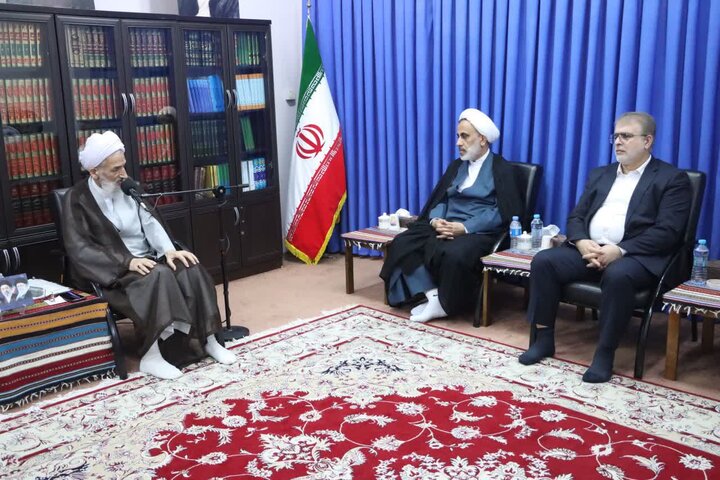 تصاویر/ دیدار رئیس دادگاه عالی انتظامی قضات کشور با نماینده ولی فقیه در مازندران