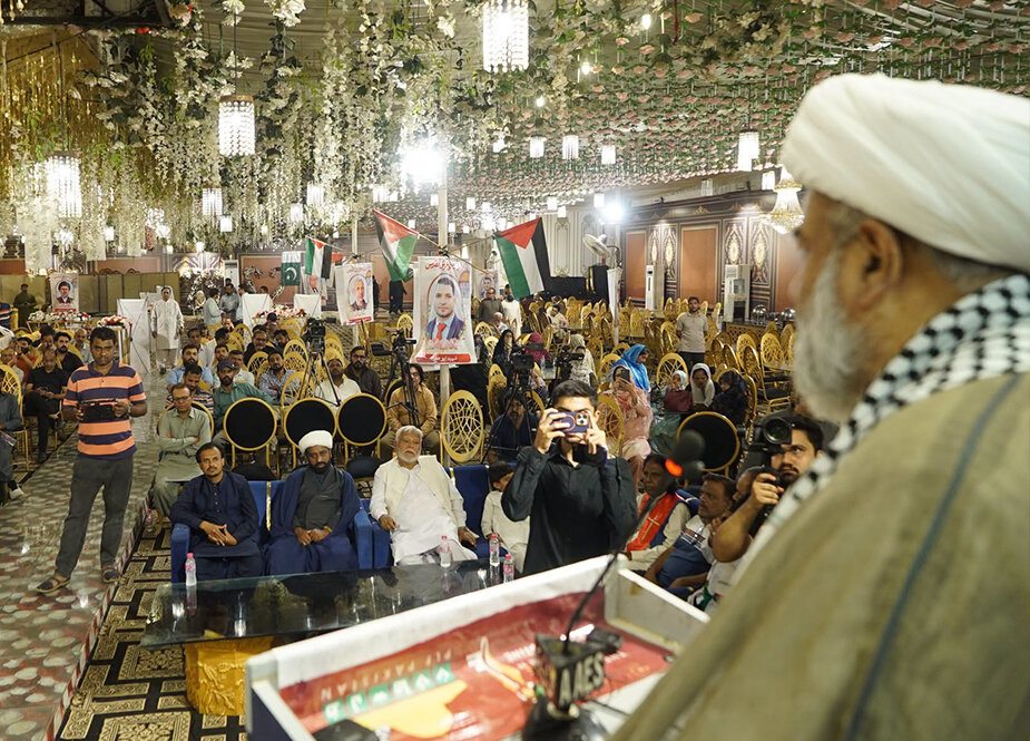 کراچی میں یکجہتی فلسطین کانفرنس: پاکستان فلسطین کاز کی حمایت جاری رکھے گا/فلسطین و لبنان پر اسرائیلی جارحیت کی مذمت کرتے ہیں،ڈپٹی اسپیکر سندھ اسمبلی