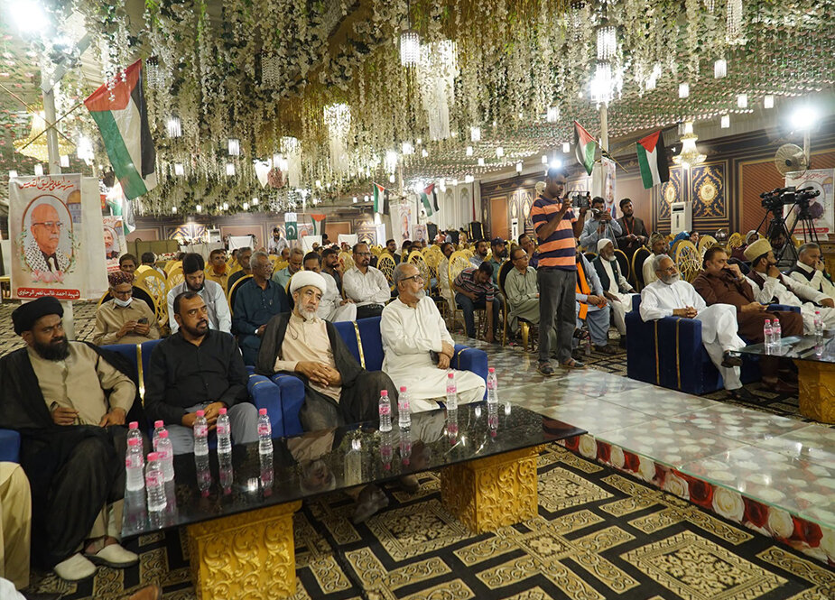 کراچی میں یکجہتی فلسطین کانفرنس: پاکستان فلسطین کاز کی حمایت جاری رکھے گا/فلسطین و لبنان پر اسرائیلی جارحیت کی مذمت کرتے ہیں،ڈپٹی اسپیکر سندھ اسمبلی