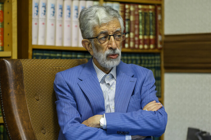 تصاویر | دیدار رئیس فرهنگستان زبان و ادب فارسی با نماینده ولی فقیه در استان آذربایجان شرقی