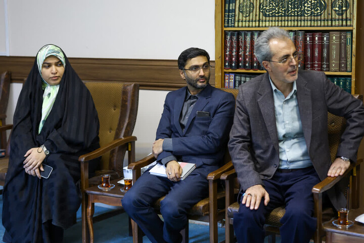 تصاویر | دیدار رئیس فرهنگستان زبان و ادب فارسی با نماینده ولی فقیه در استان آذربایجان شرقی