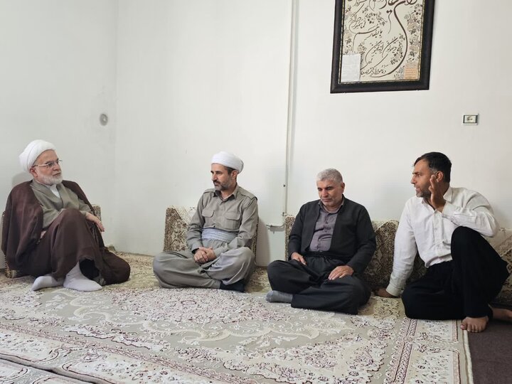 دیدار حجت الاسلام والمسلمین پورذهبی با ماموستا برهان احمدی