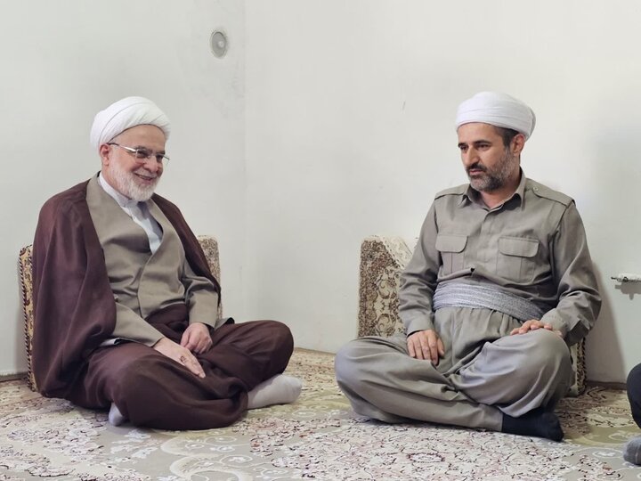دیدار حجت الاسلام والمسلمین پورذهبی با ماموستا برهان احمدی