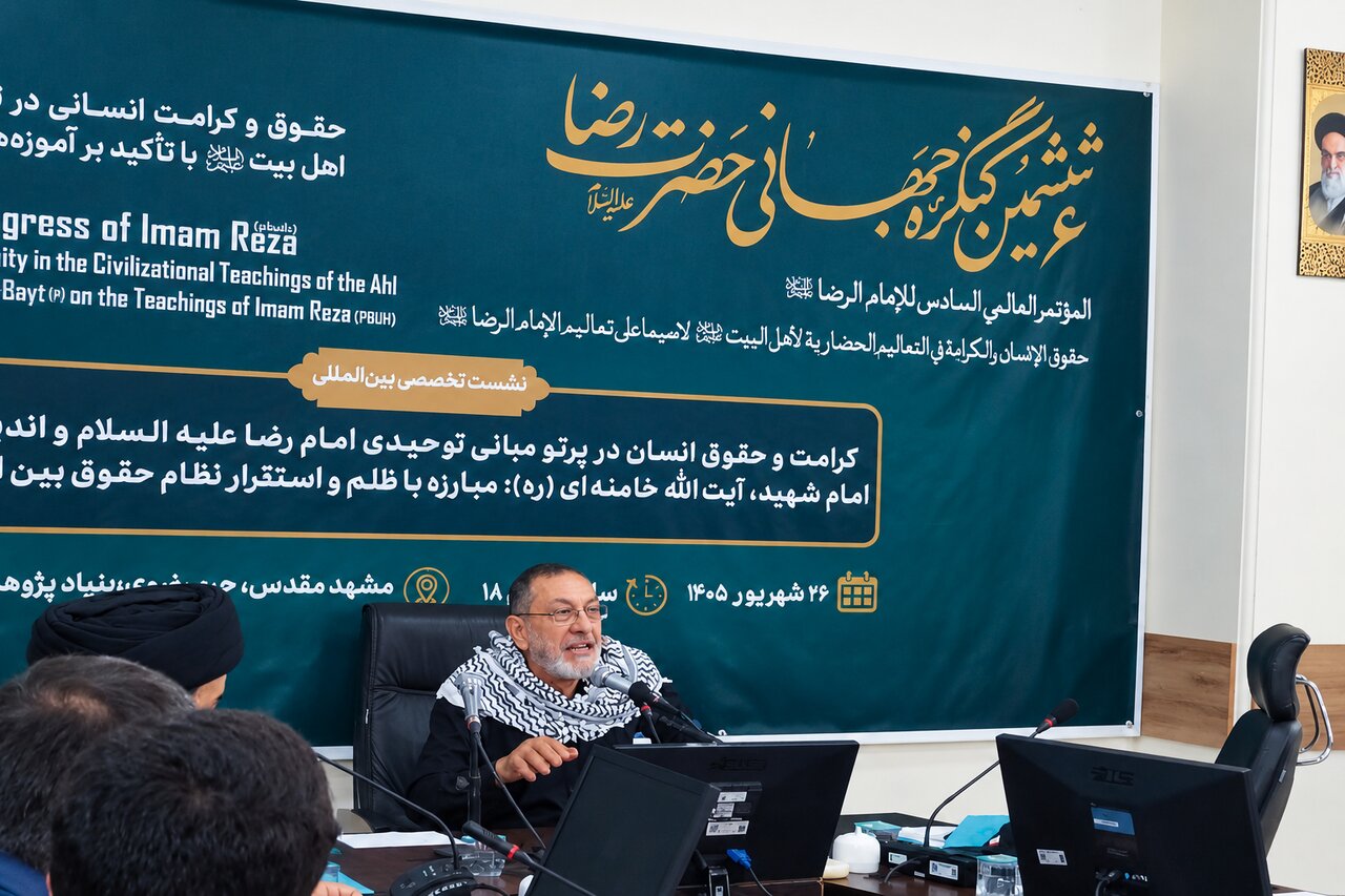 باید با اعتماد به‌نفس در برابر نظام سلطه ایستادگی کنیم/ مسئله غزه آزمونی برای موضع انسان در برابر ظلم است