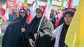 حضور طلاب خواهر تهران در رزمایش «مردم جان‌فدای ایران»/ روایت آمادگی طلبه تراز در میدان عمل