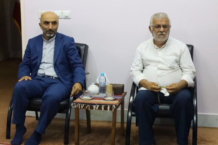 دیدار امام جماعت و اعضای هیات امنا مسجد امام حسین(ع) کوی پاسدار ساری «مسجد نمونه استان مازندران در سال ۱۴۰۵» با نماینده ولی فقیه مازندران