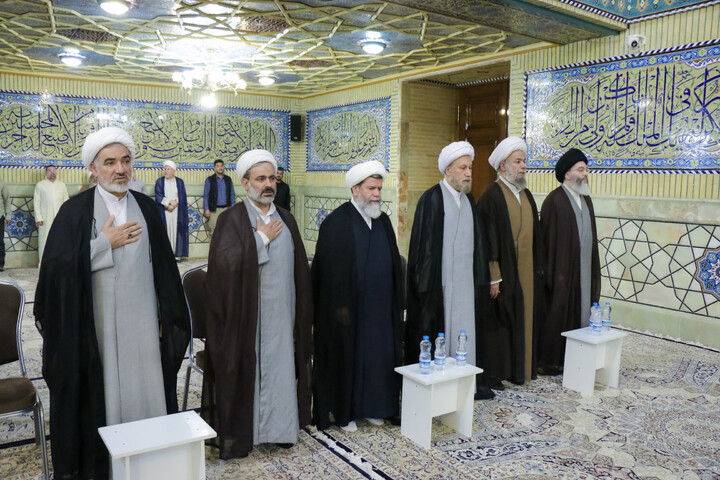 تصاویر/ مراسم بزرگداشت شهدای طلبه و روحانی استان فارس در جنگ رمضان