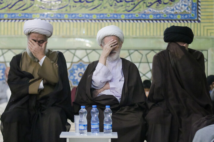 تصاویر/ مراسم بزرگداشت شهدای طلبه و روحانی استان فارس در جنگ رمضان