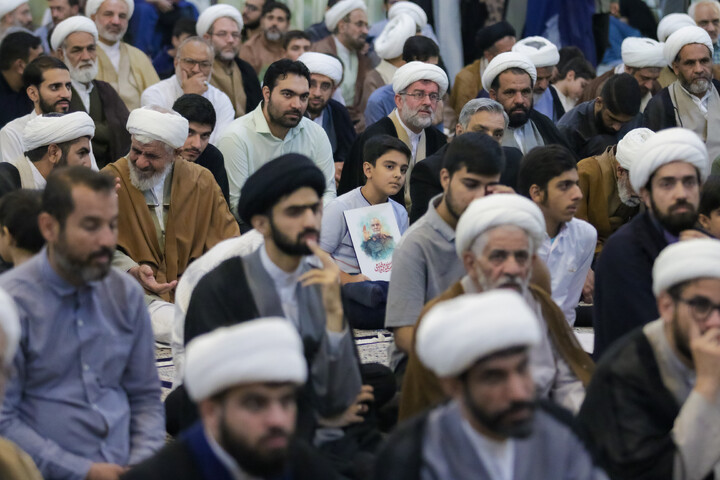 تصاویر/ مراسم بزرگداشت شهدای طلبه و روحانی استان فارس در جنگ رمضان