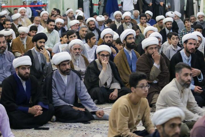تصاویر/ مراسم بزرگداشت شهدای طلبه و روحانی استان فارس در جنگ رمضان
