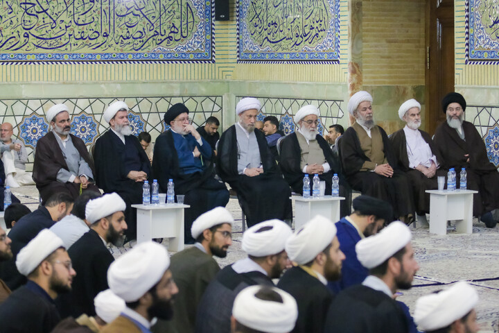 تصاویر/ مراسم بزرگداشت شهدای طلبه و روحانی استان فارس در جنگ رمضان