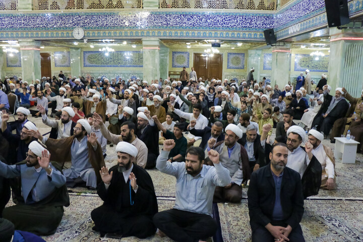 تصاویر/ مراسم بزرگداشت شهدای طلبه و روحانی استان فارس در جنگ رمضان