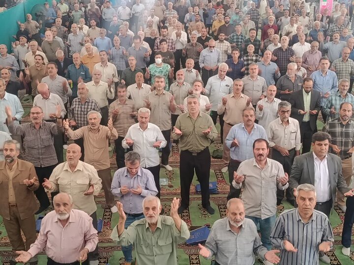 تصاویر/اقامه نماز عبادی سیاسی جمعه در ساوه
