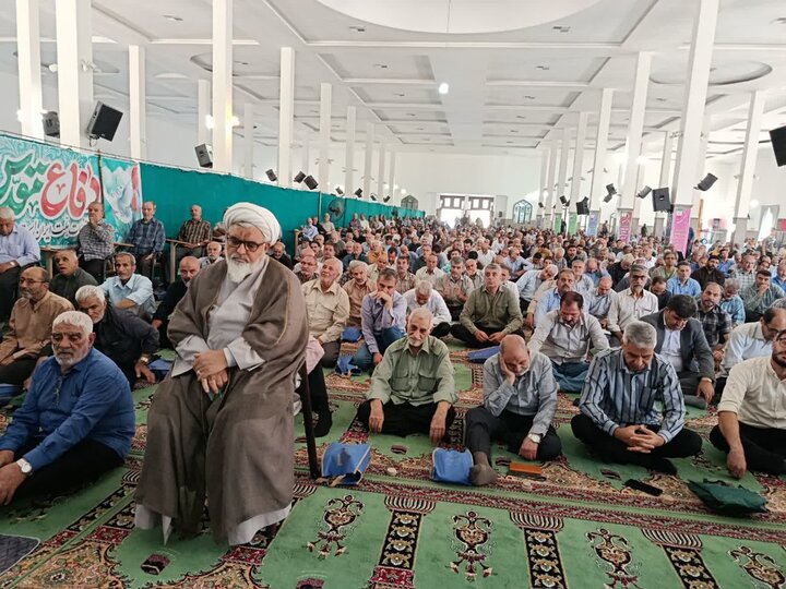 تصاویر/اقامه نماز عبادی سیاسی جمعه در ساوه
