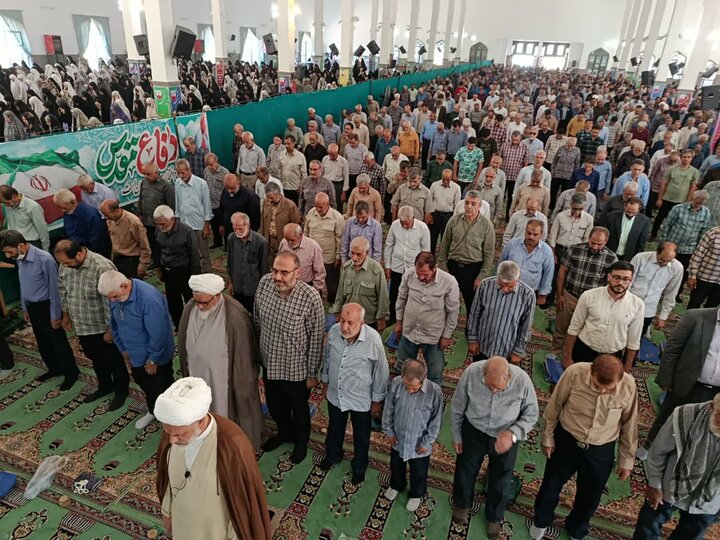 تصاویر/اقامه نماز عبادی سیاسی جمعه در ساوه
