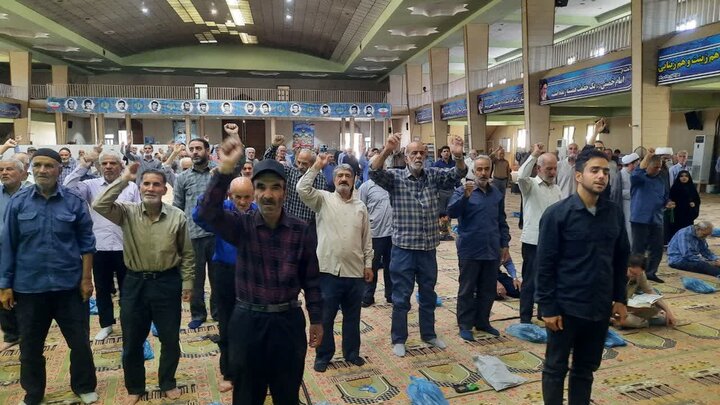 تصاویر/اقامه نماز عبادی سیاسی جمعه در خمین
