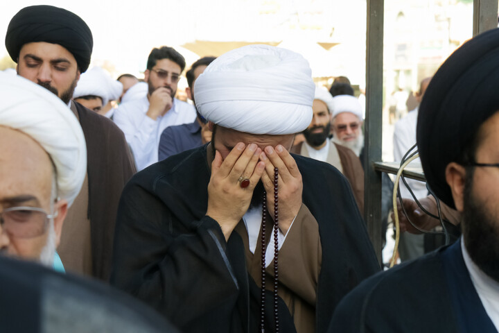 تصاویر/ تشییع حجت‌الاسلام‌والمسلمین حسین غیب غلامی در قم