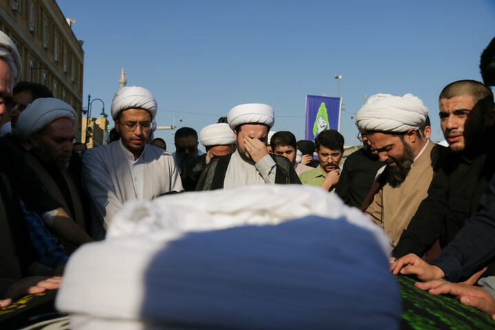 تصاویر/ تشییع حجت‌الاسلام‌والمسلمین حسین غیب غلامی در قم