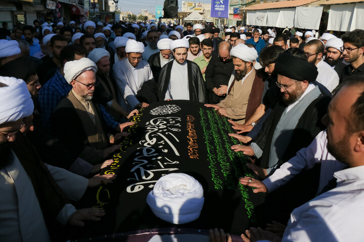 تصاویر/ تشییع حجت‌الاسلام‌والمسلمین حسین غیب غلامی در قم