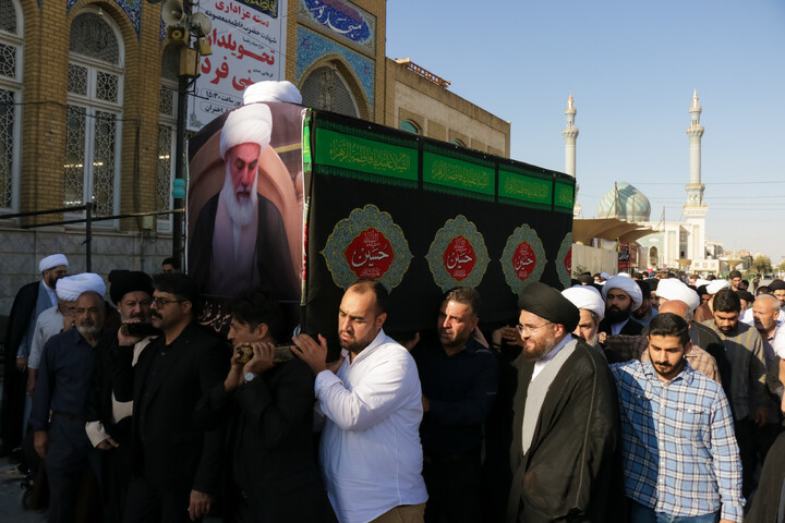 تصاویر/ تشییع حجت‌الاسلام‌والمسلمین حسین غیب غلامی در قم