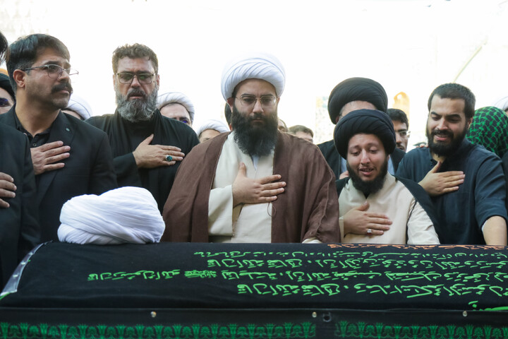 تصاویر/ تشییع حجت‌الاسلام‌والمسلمین حسین غیب غلامی در قم