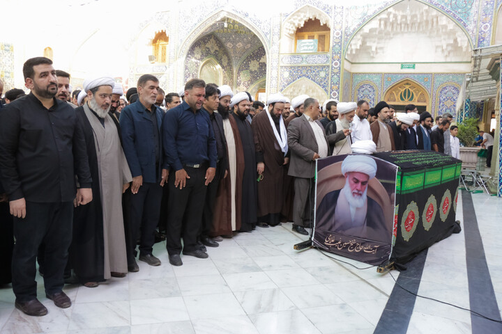 تصاویر/ تشییع حجت‌الاسلام‌والمسلمین حسین غیب غلامی در قم
