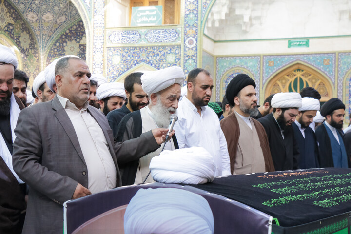 تصاویر/ تشییع حجت‌الاسلام‌والمسلمین حسین غیب غلامی در قم