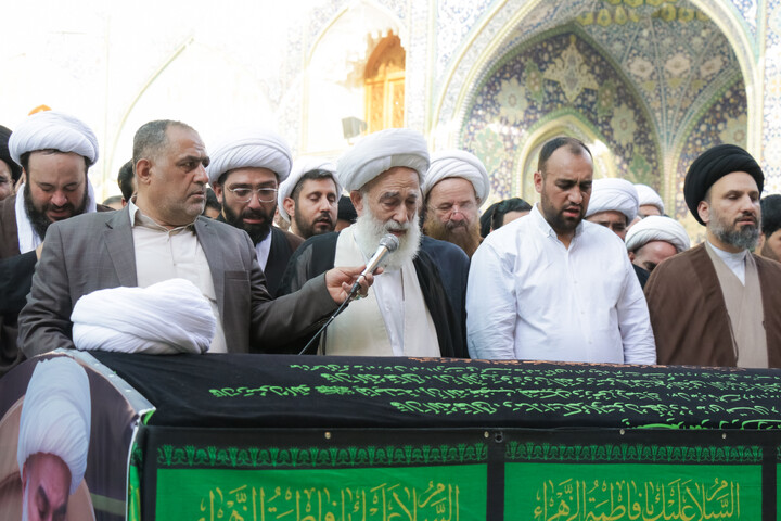 تصاویر/ تشییع حجت‌الاسلام‌والمسلمین حسین غیب غلامی در قم