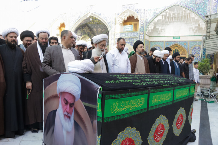 تصاویر/ تشییع حجت‌الاسلام‌والمسلمین حسین غیب غلامی در قم