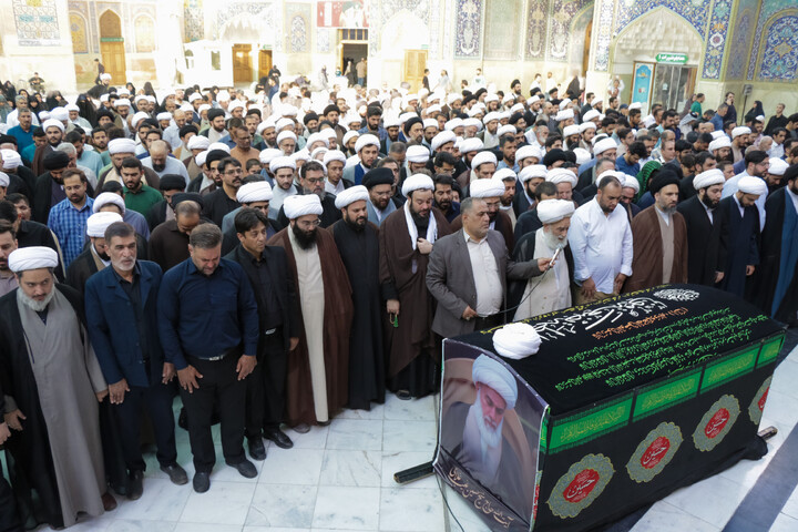 تصاویر/ تشییع حجت‌الاسلام‌والمسلمین حسین غیب غلامی در قم