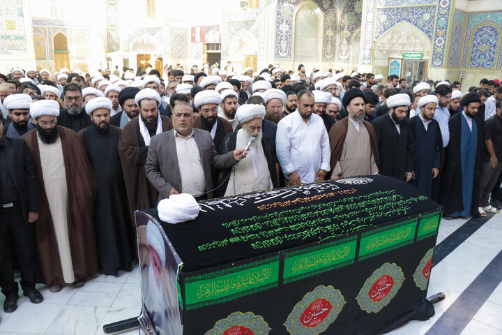 تصاویر/ تشییع حجت‌الاسلام‌والمسلمین حسین غیب غلامی در قم