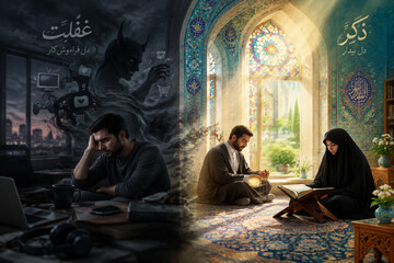 غفلت از ذکر و یاد خدا، چه پیامدها و آثار منفی در زندگی انسان دارد؟