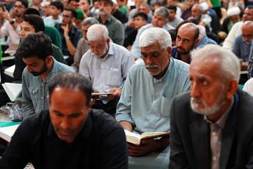 تصاویر/ برپایی کرسی تلاوت فاطمی در شام میلاد امام عسکری(ع)