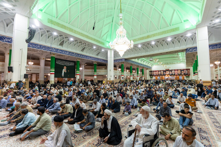 جشن شب میلاد امام عسکری(ع) در حرم بانوی کرامت