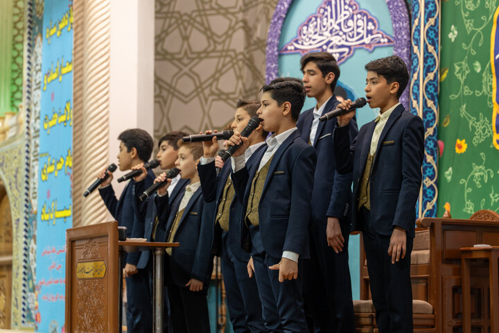 جشن شب میلاد امام عسکری(ع) در حرم بانوی کرامت
