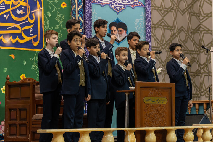 جشن شب میلاد امام عسکری(ع) در حرم بانوی کرامت