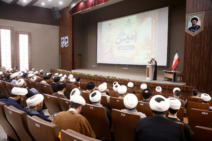 تصاویر/ آیین افتتاحیه طرح «امین» مدارس استان قم