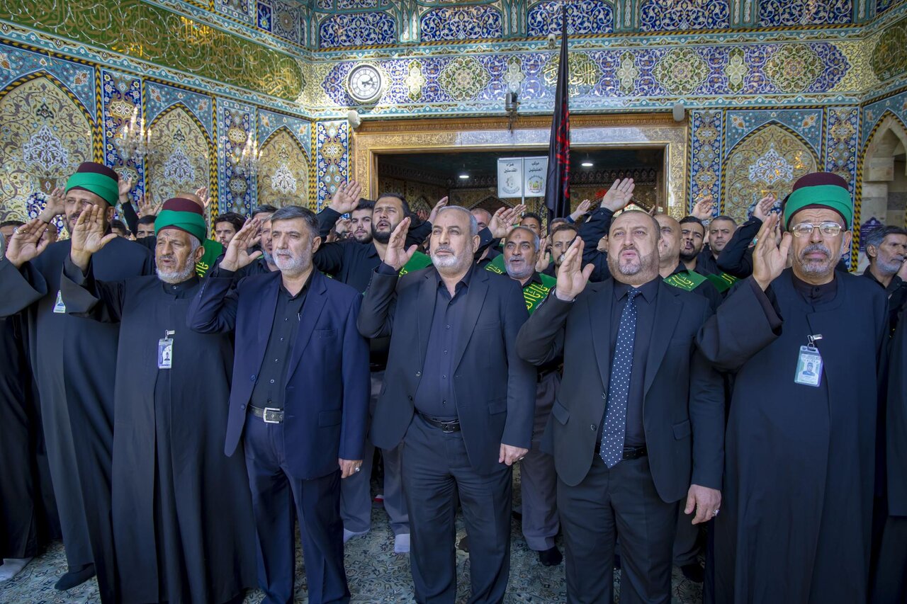 خدمة العتبتين المقدستين في كربلاء يحيون ذكرى شهادة السيدة الزهراء (عليها السلام) وفقًا للرواية الأولى