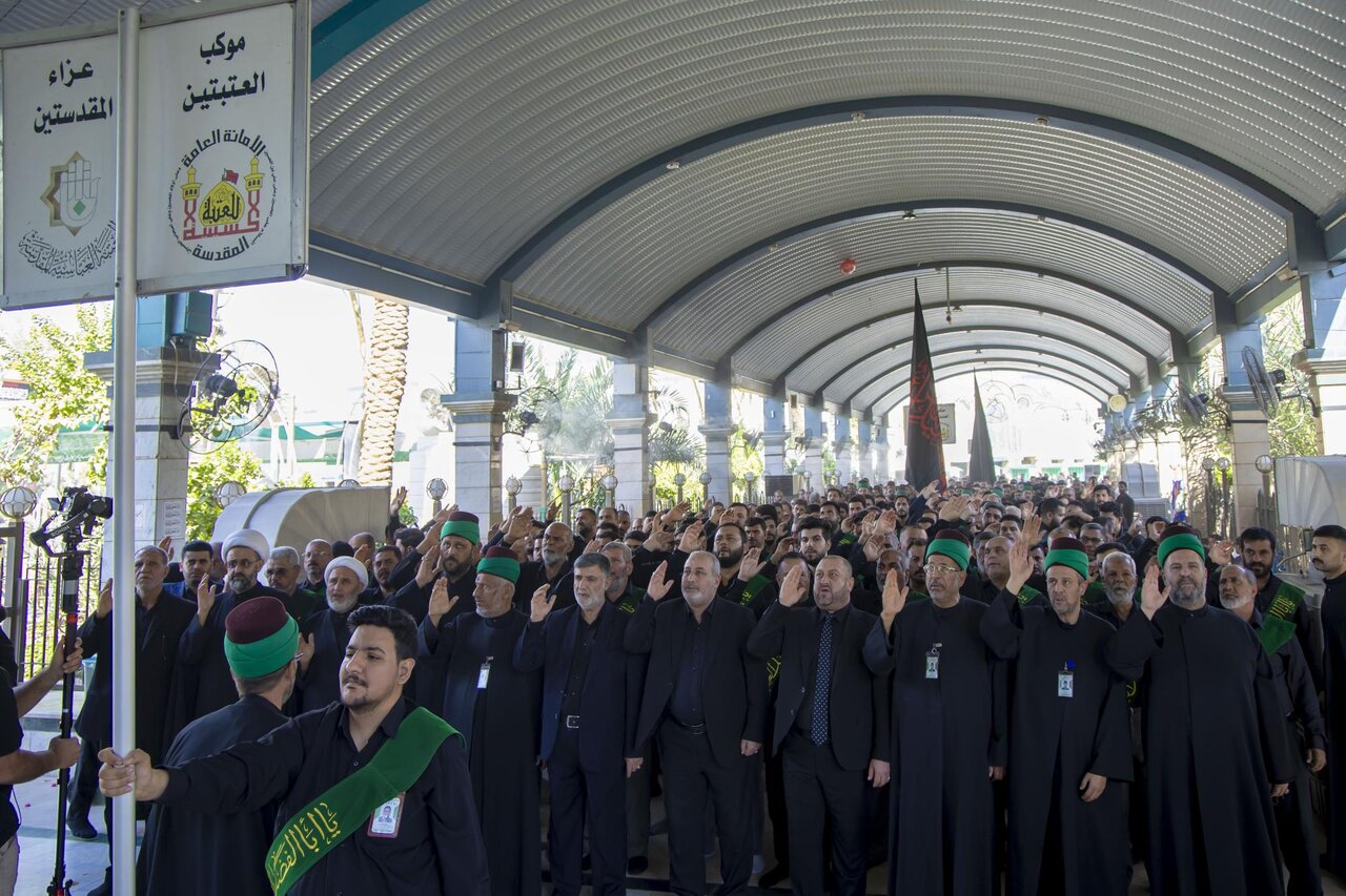 خدمة العتبتين المقدستين في كربلاء يحيون ذكرى شهادة السيدة الزهراء (عليها السلام) وفقًا للرواية الأولى