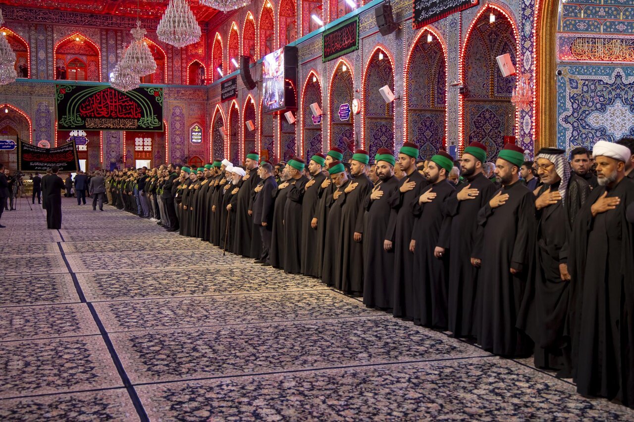 خدمة العتبتين المقدستين في كربلاء يحيون ذكرى شهادة السيدة الزهراء (عليها السلام) وفقًا للرواية الأولى