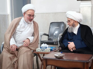 دیدار نمایندگان آیت‌الله اعرافی با استاد پیشکسوت دروس خارج حوزه علمیه قم