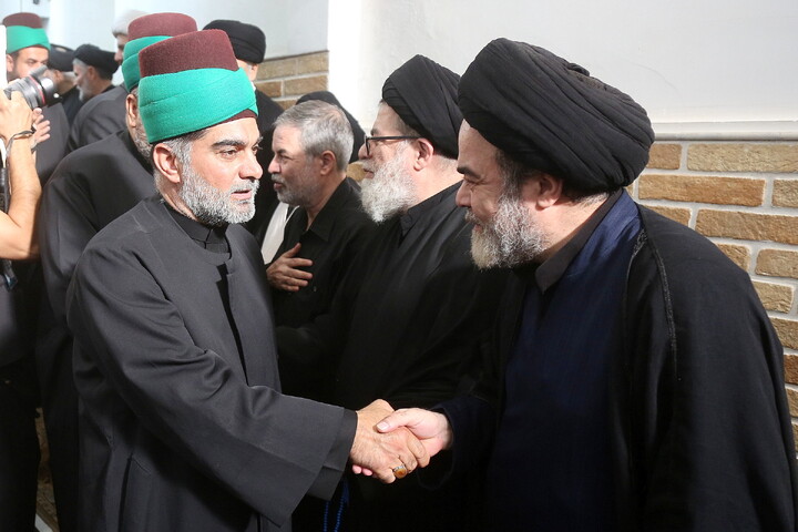 تصاویر/ مراسم وداع با پیکر مطهر حضرت آیت الله حاج سید موسی شبیری زنجانی(ره)