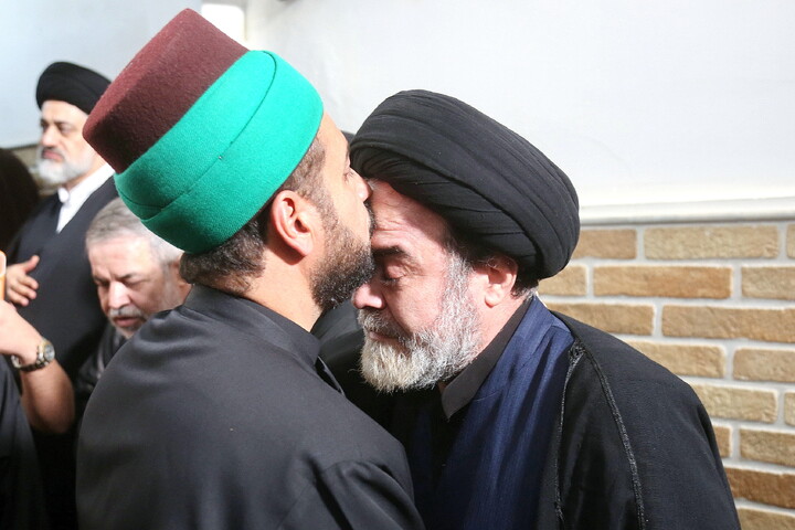 تصاویر/ مراسم وداع با پیکر مطهر حضرت آیت الله حاج سید موسی شبیری زنجانی(ره)