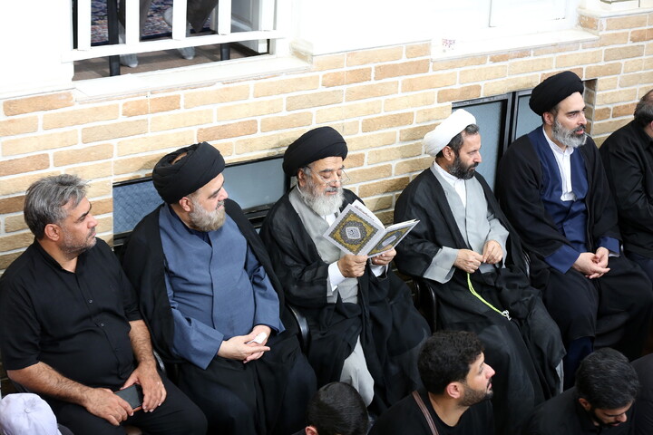 تصاویر/ مراسم وداع با پیکر مطهر حضرت آیت الله حاج سید موسی شبیری زنجانی(ره)