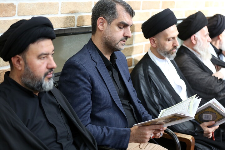 تصاویر/ مراسم وداع با پیکر مطهر حضرت آیت الله حاج سید موسی شبیری زنجانی(ره)